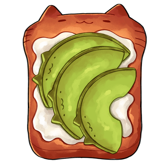 Avocado toast sticker
