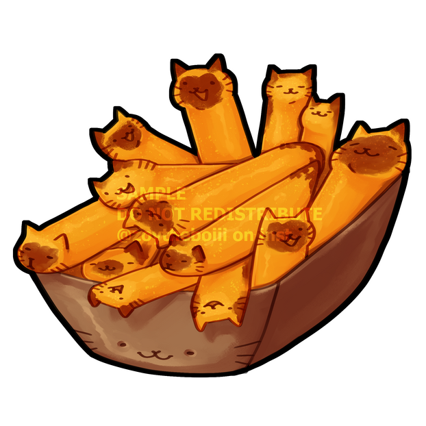 Sweet Fries Sticker
