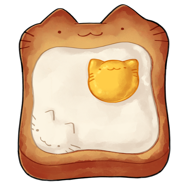 Egg toast sticker