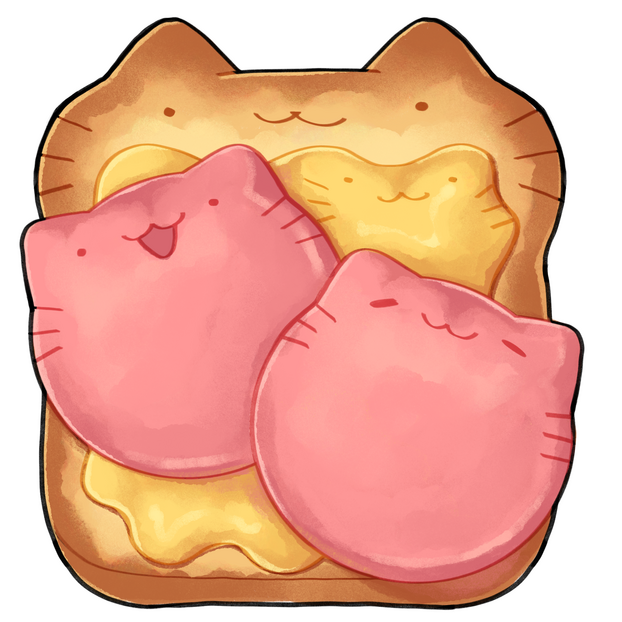 Doctor's sausage toast sticker