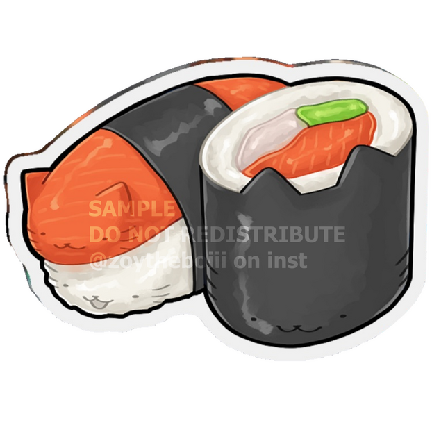 Sushi roll magnet