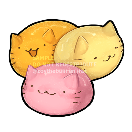 Mochi stickers