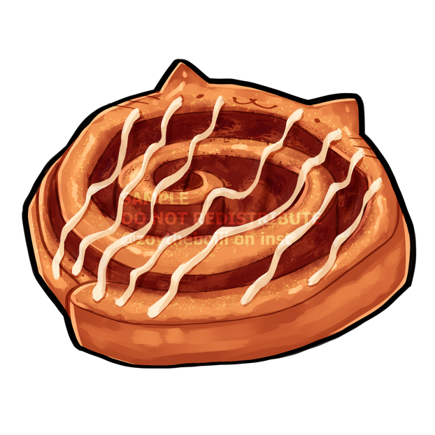 Cinnamon Bun sticker
